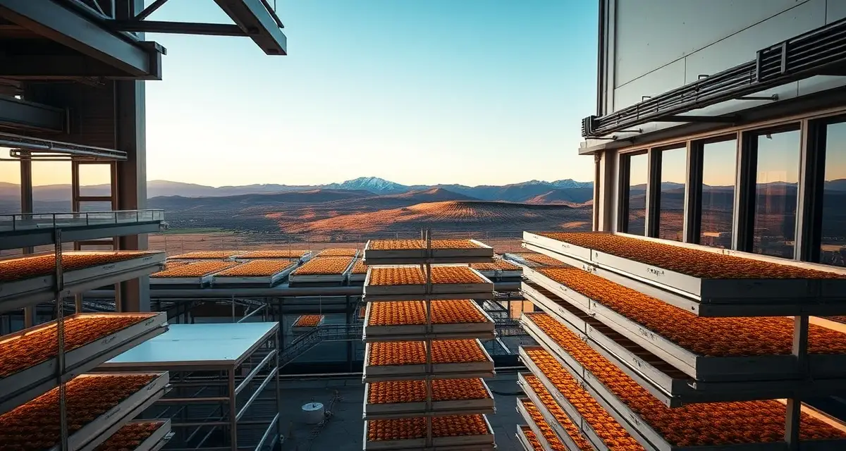 Colorado cricket farm zoning and regulatory compliance setup Modern indoor cricket farming facility showing climate-controlled growing systems and vertical farming infrastructure for insect protein production in Colorado.
