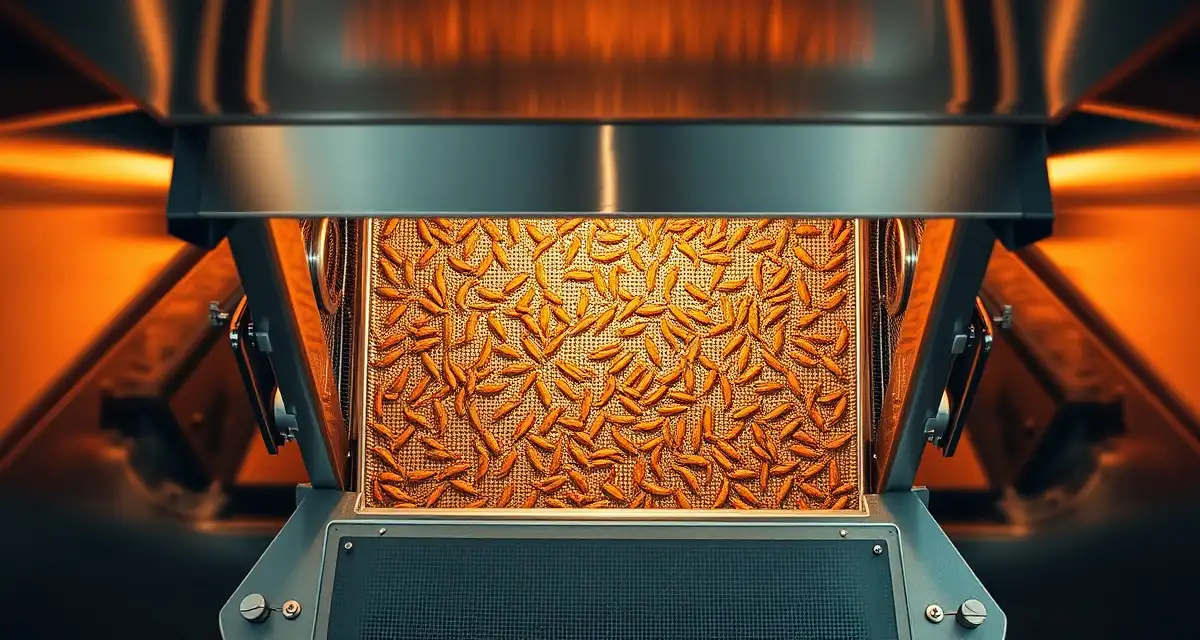 Cricket farm convection dryer equipment Commercial convection dryer for cricket farming operations showing internal processing capacity and stainless steel construction