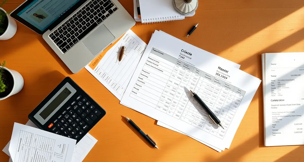 Financial tracking for cricket farming operations Cricket farm accounting documents and ledger showing deductible expenses, costs, and revenue tracking for insect protein operations.