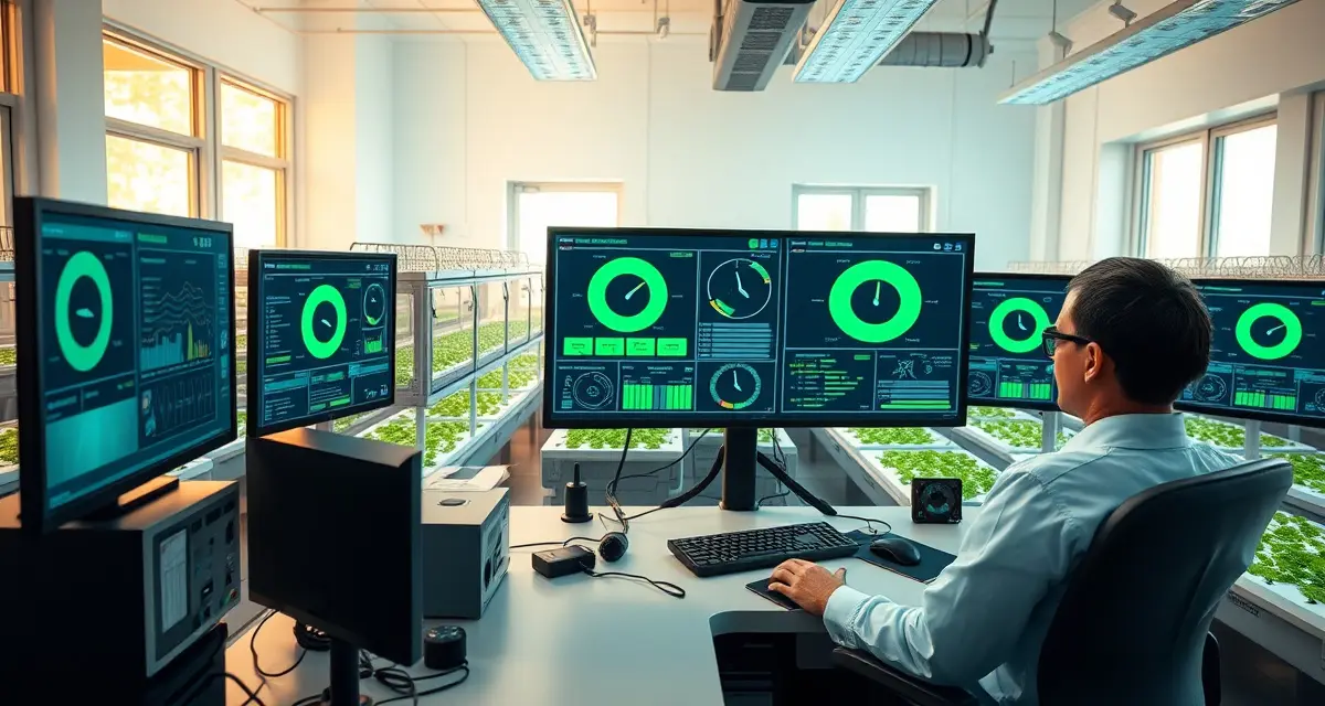 CricketOps farm data integration platform Cricket farm API integrations dashboard displaying real-time IoT sensor data, temperature monitoring, and connected farm management systems.