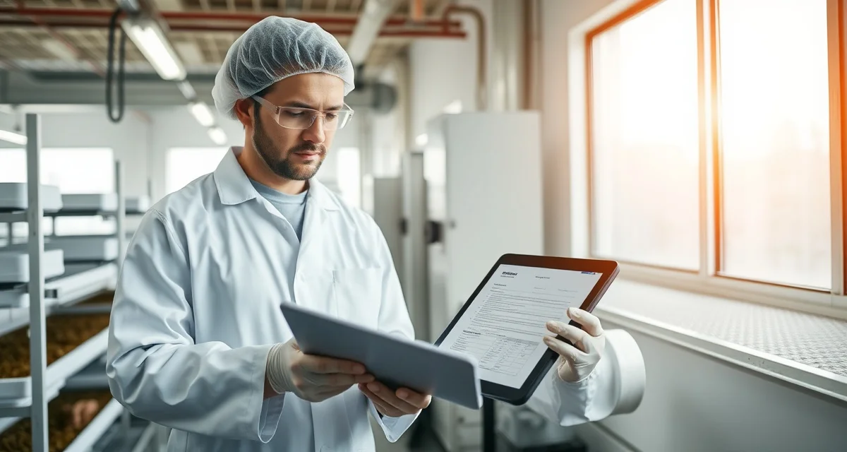 FSMA Corrective Action Record Management Cricket farm corrective action log documentation system showing FSMA compliance records and quality control procedures for insect protein production facilities.