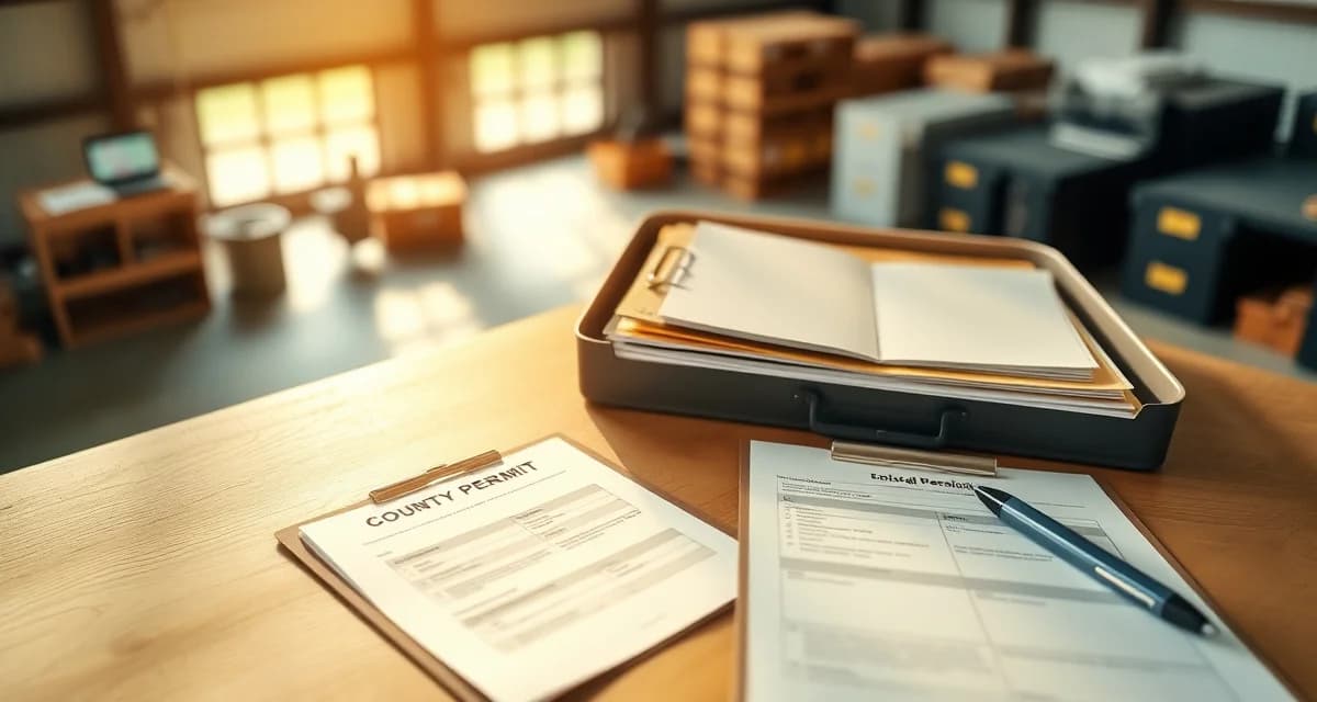 Organized permit renewal tracking system for cricket farming operations County permit renewal checklist and documentation system for cricket farm compliance management and tracking