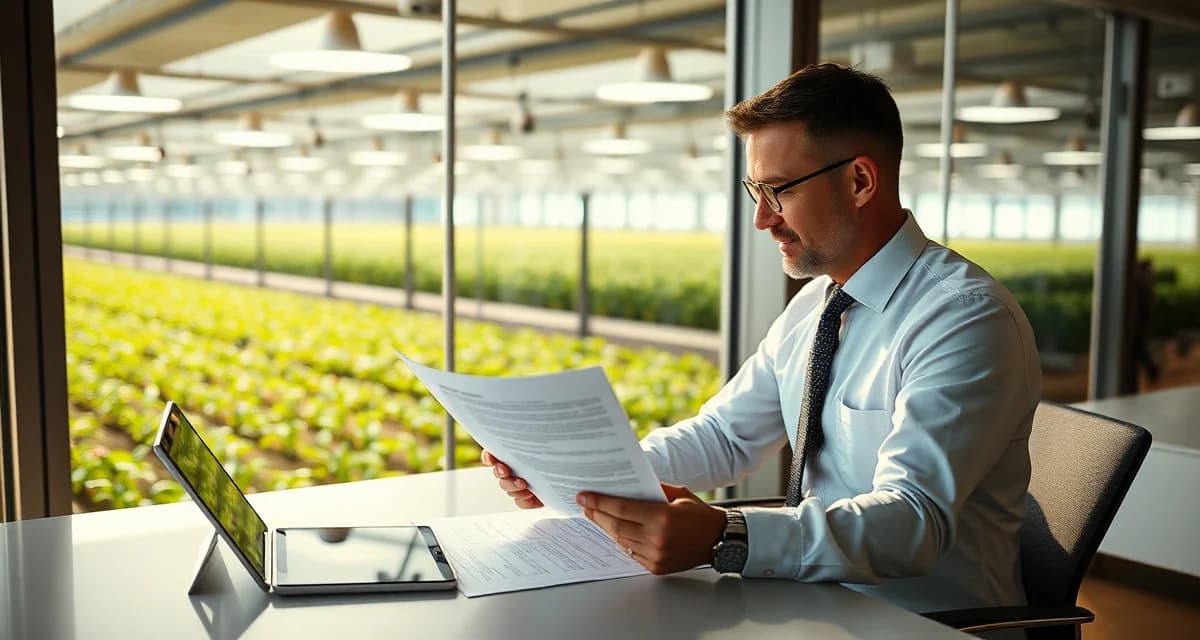 Insurance solutions for cricket farming operations Cricket farm crop insurance guide showing climate-controlled farming facility with insurance documentation and risk management systems for insect protein production.