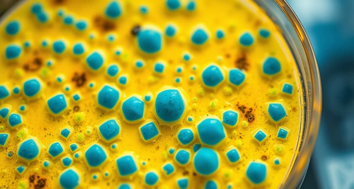 Probiotic supplementation in cricket farming operations Microscopic view of probiotic bacteria colonies used in cricket farm microbiome management for improved health and food safety