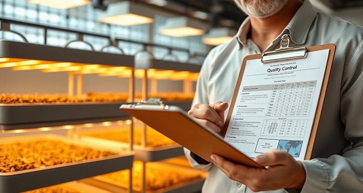 Quality Documentation Drives Cricket Farm Supplier Retention Cricket farm quality documentation report showing competitive pricing retention strategy for insect protein suppliers.