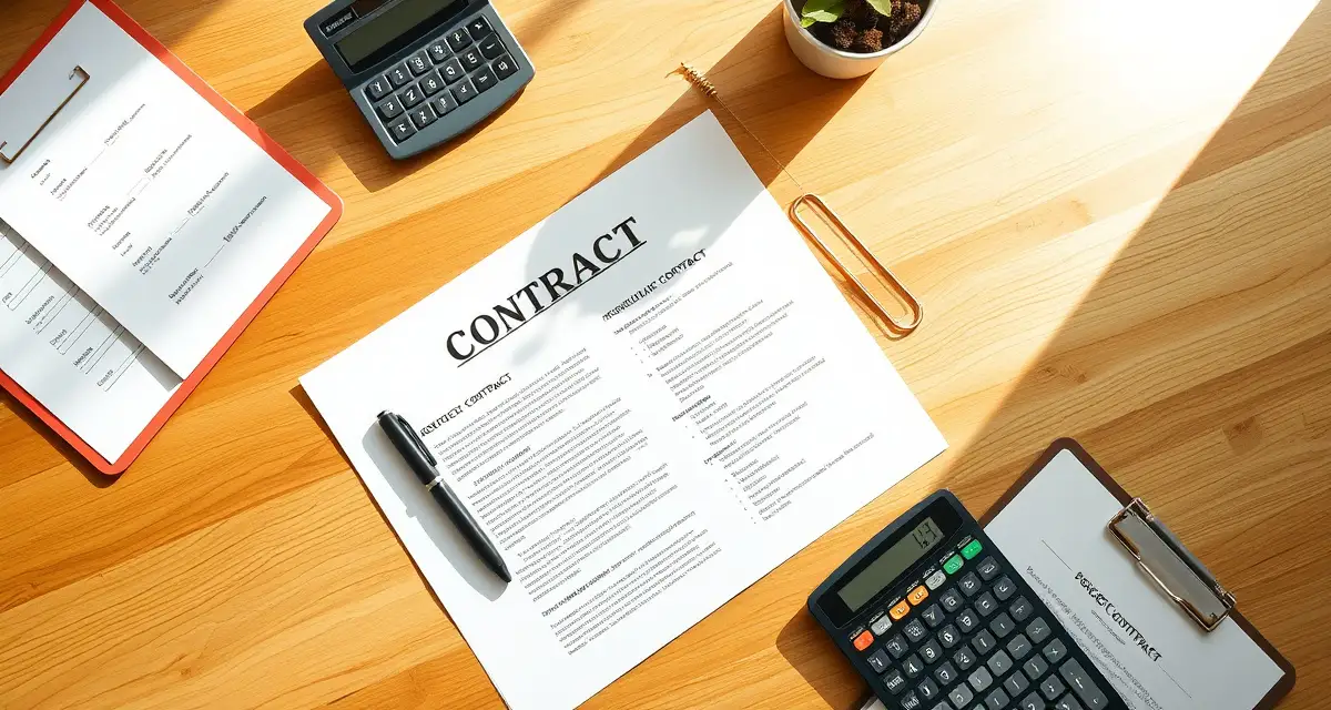 Professional cricket farming business contract documentation Cricket farm wholesale contract template document with pen on desk, showing written agreement terms for insect protein production business