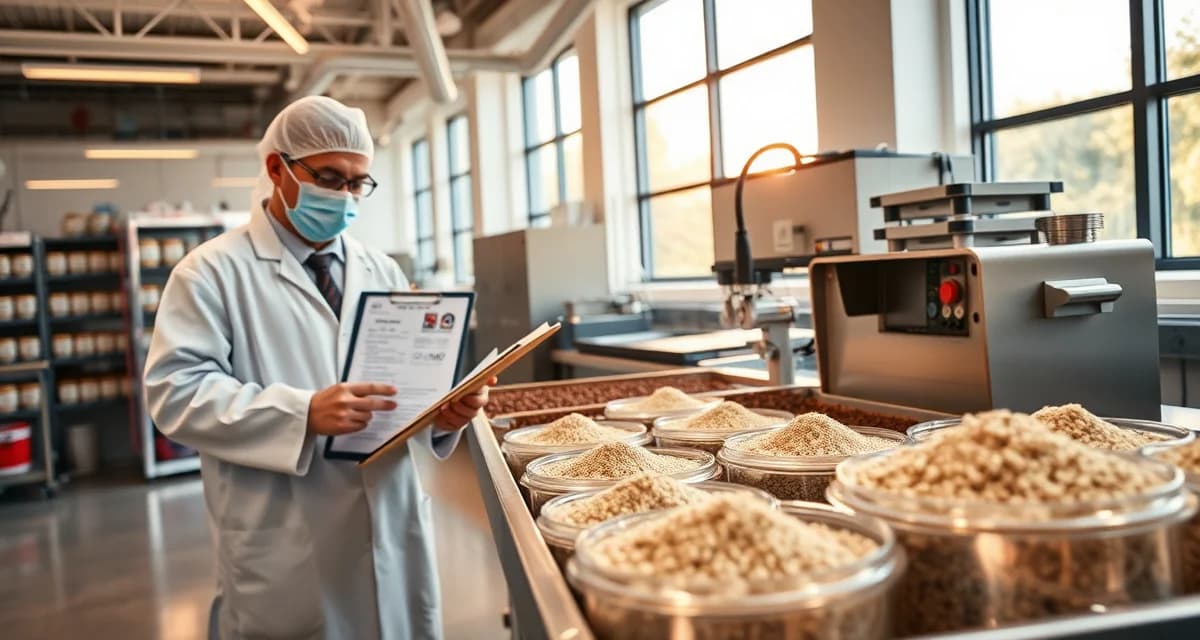 FDA-compliant cricket flour production facility Cricket flour startup facility passing FDA inspection with zero observations after implementing compliance templates and FSMA preventive controls