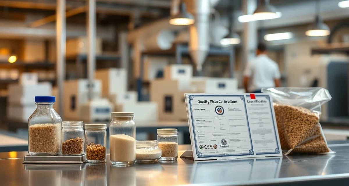 Supplier qualification standards for cricket protein flour Cricket flour supplier qualification documentation and quality control testing in certified production facility for food manufacturer approval.