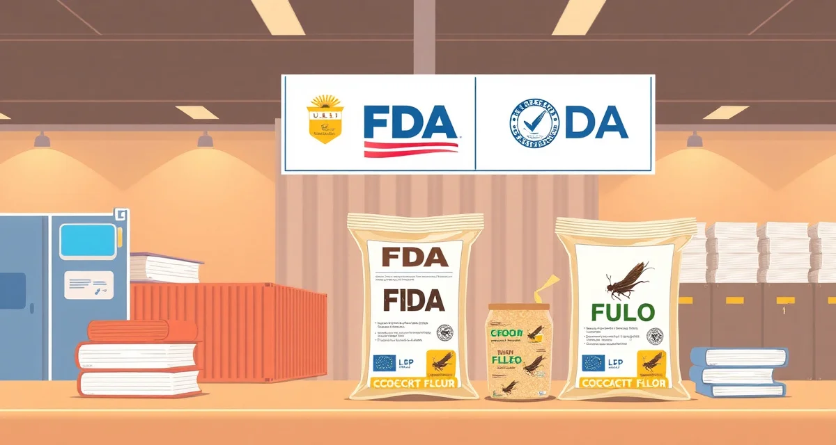Understanding FDA Cricket Flour Import Alerts and Border Enforcement FDA Import Alert 54-15 documentation showing cricket flour import enforcement requirements and compliance procedures for insect protein products.