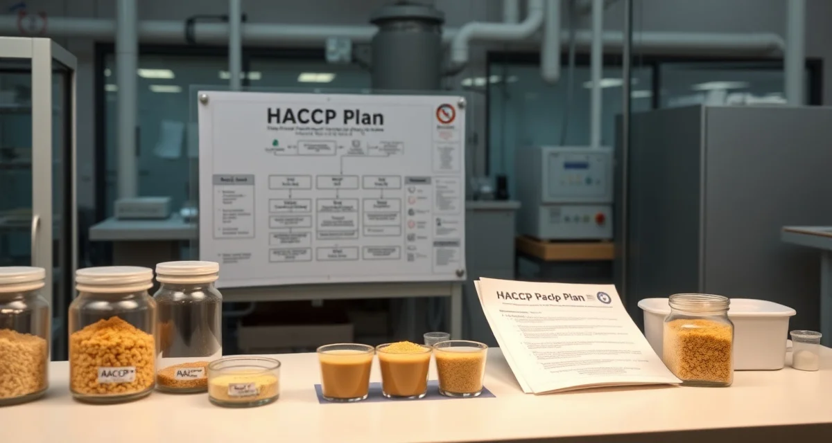 Food safety documentation for insect protein production HACCP plan documentation for cricket flour production with quality control monitoring checklist and food safety procedures