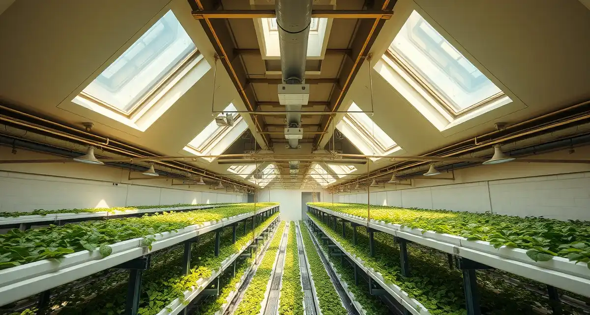 Cricket farming operation in Los Angeles Modern urban cricket farming facility in Los Angeles showing vertical farming racks and sustainable insect protein production systems for feeder crickets.